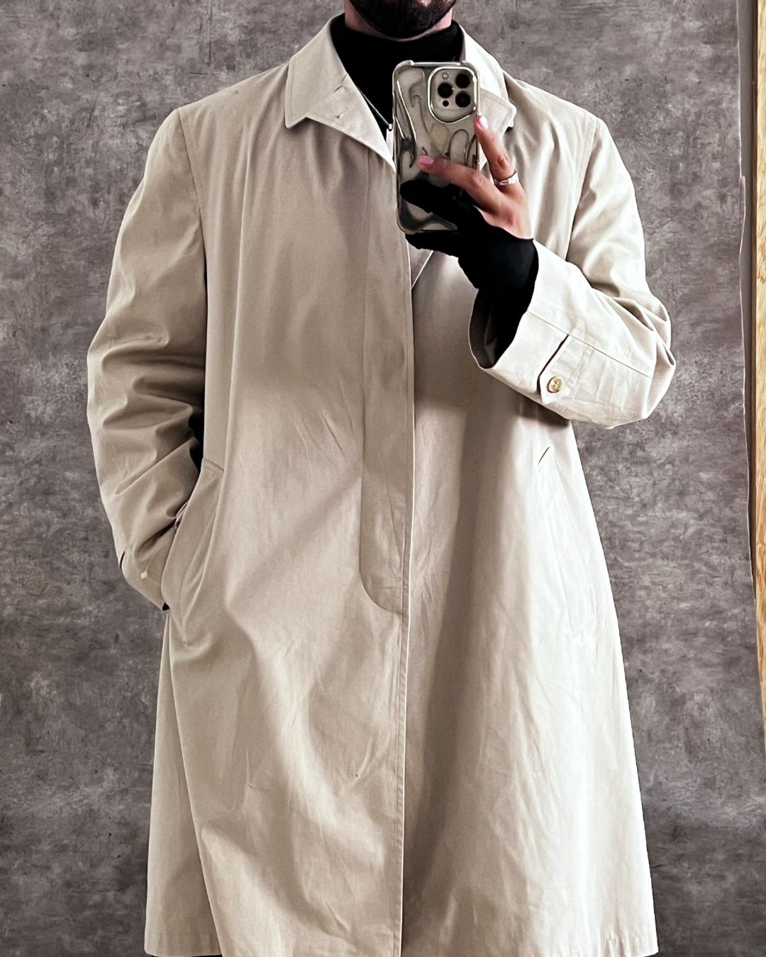 GABARDINA CLASSY FORRO INT (XL)