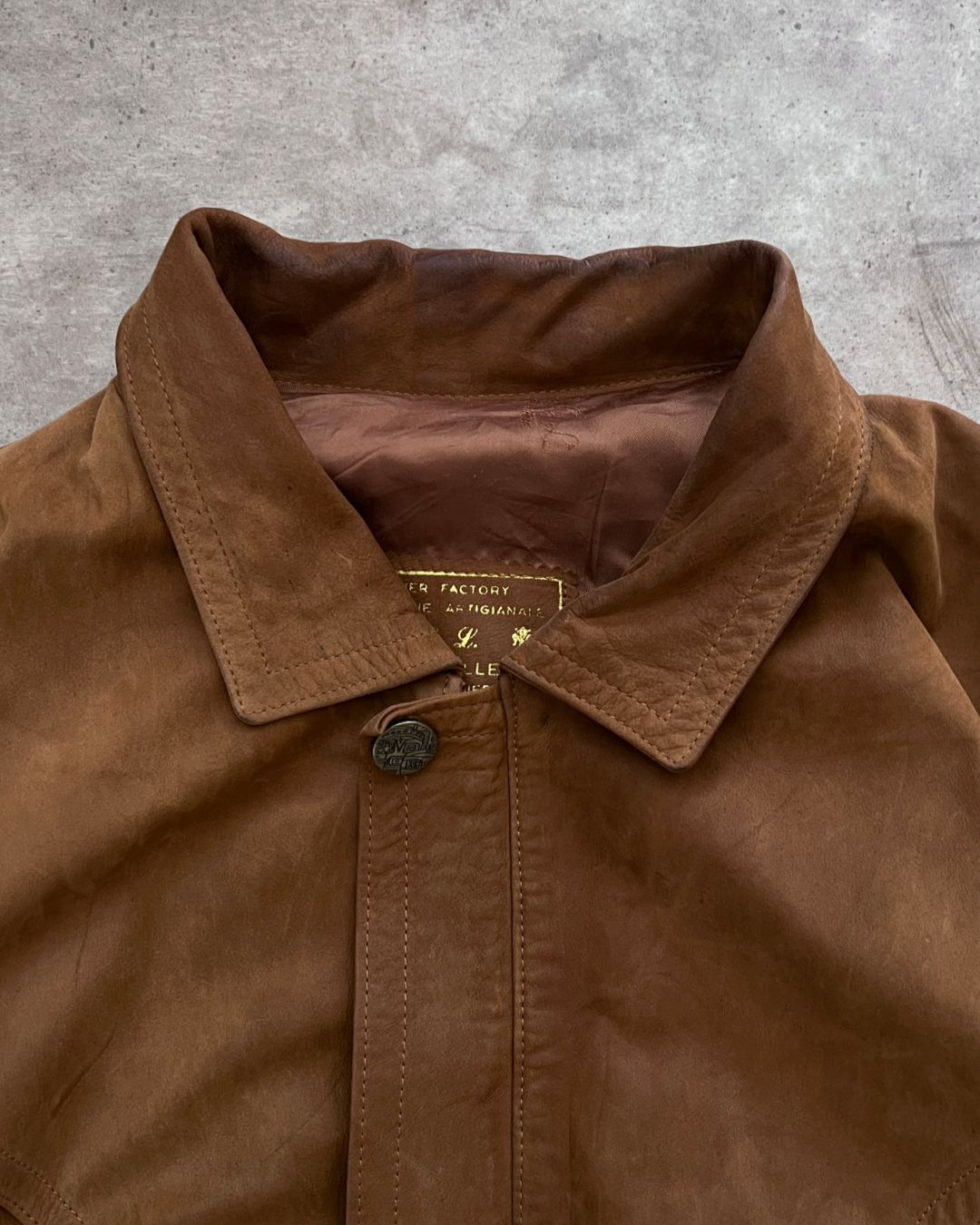 ITALIAN COWBOY LEATHER JACKET (L)