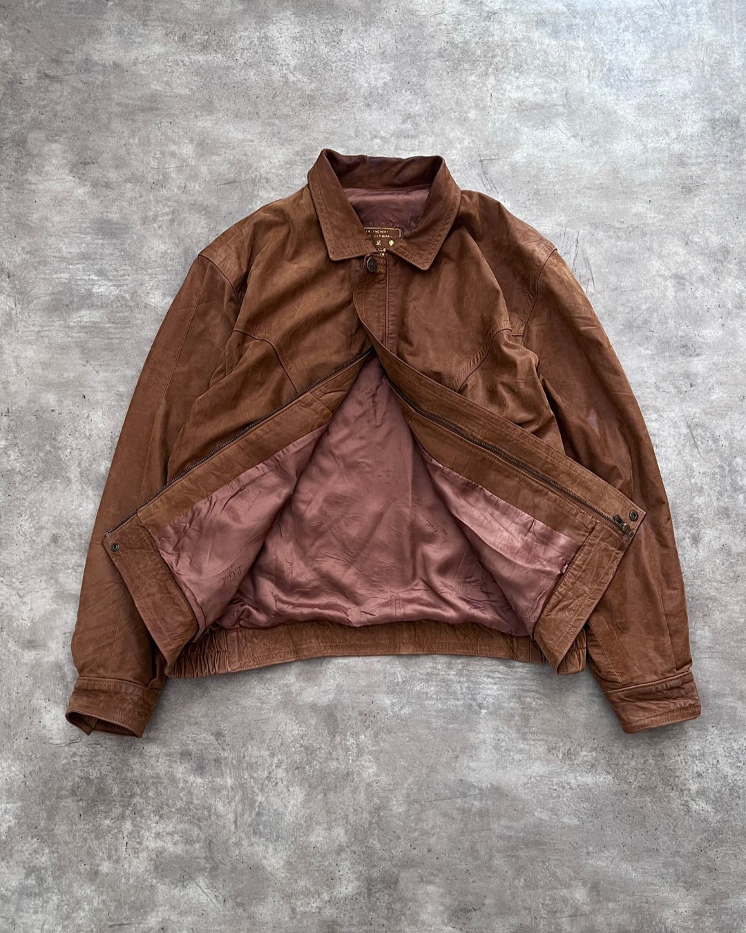 ITALIAN COWBOY LEATHER JACKET (L)