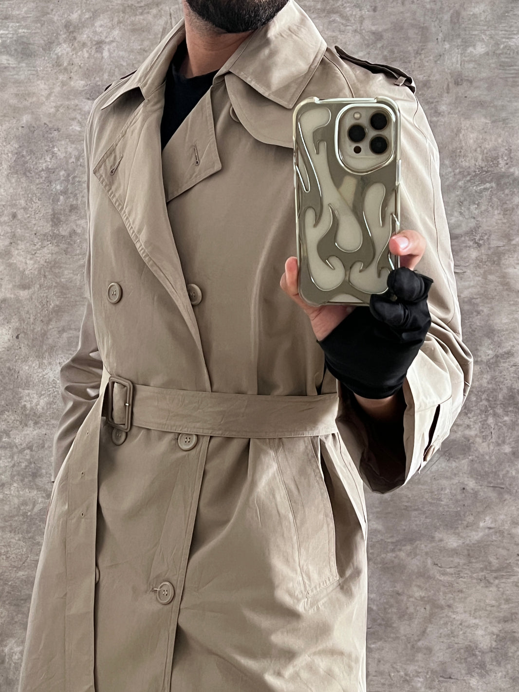 Gabardina hecha en Korea (M)