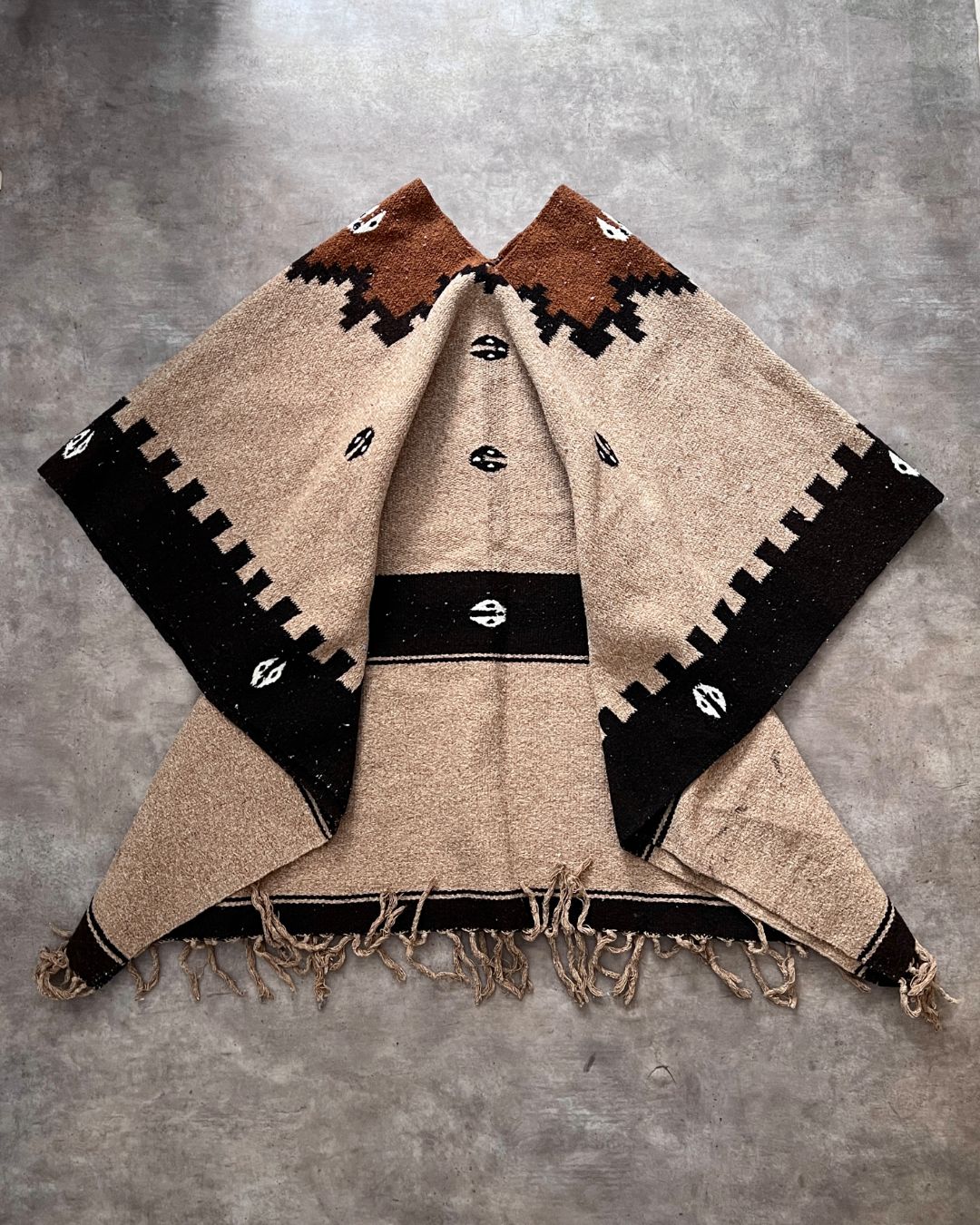 PONCHO LANA ETHNIC (Unitalla)