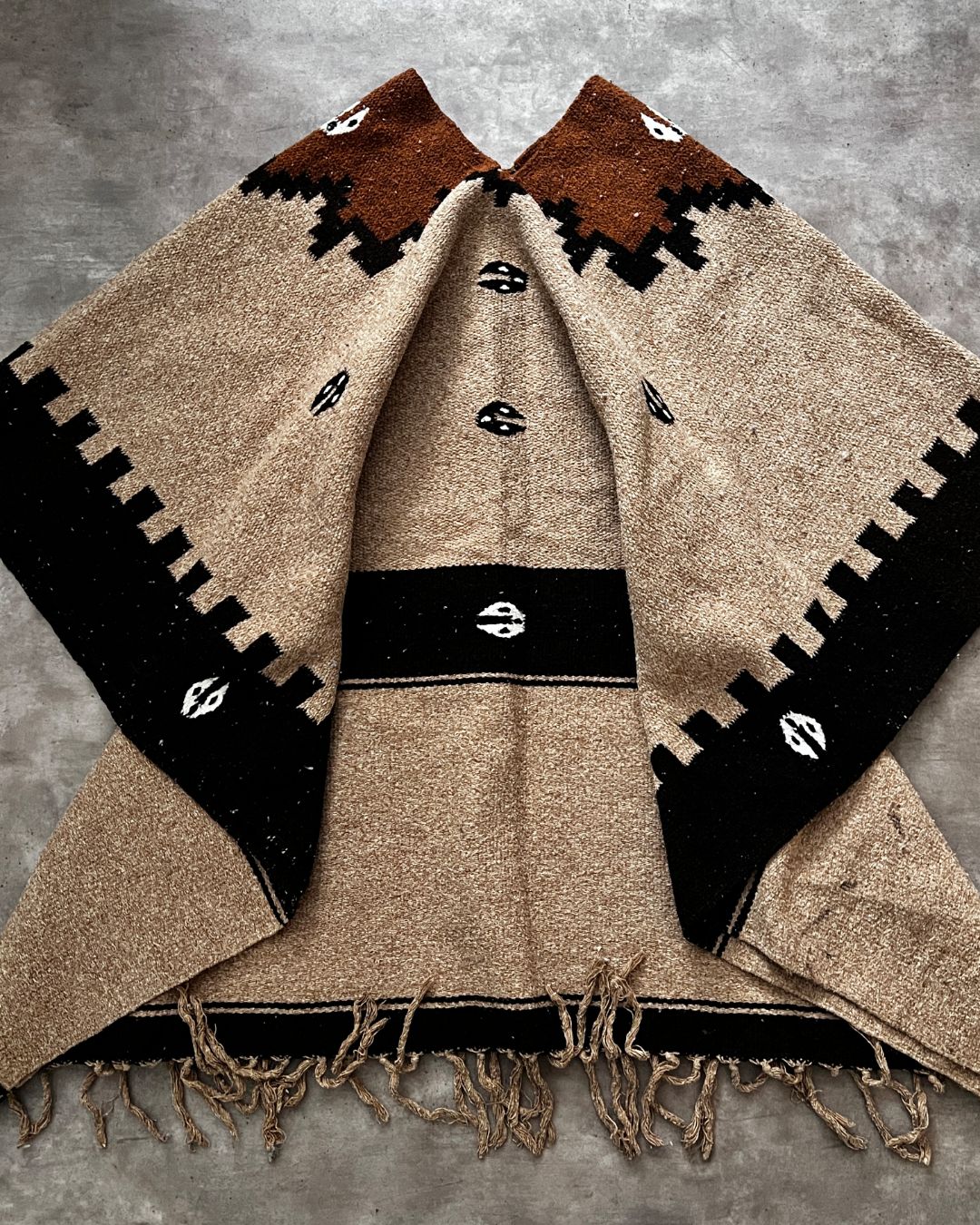 PONCHO LANA ETHNIC (Unitalla)