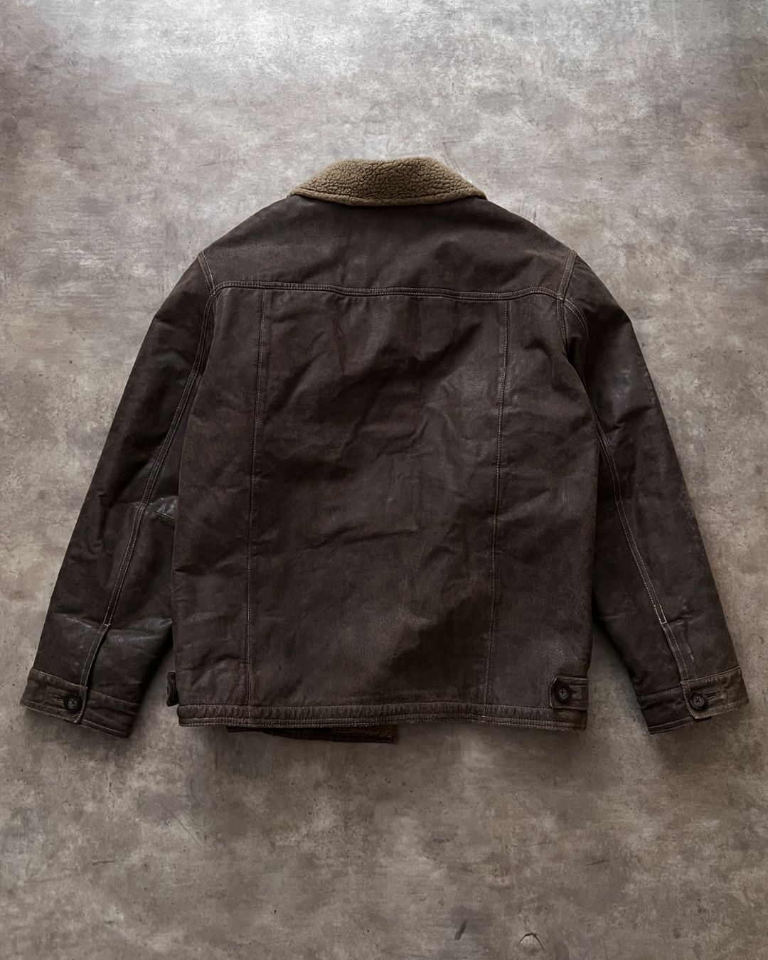 COWBOY LEATHER WESTERN JACKET (XL)