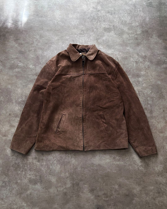 COWBOY LEATHER JACKET BOXY FIT (L)