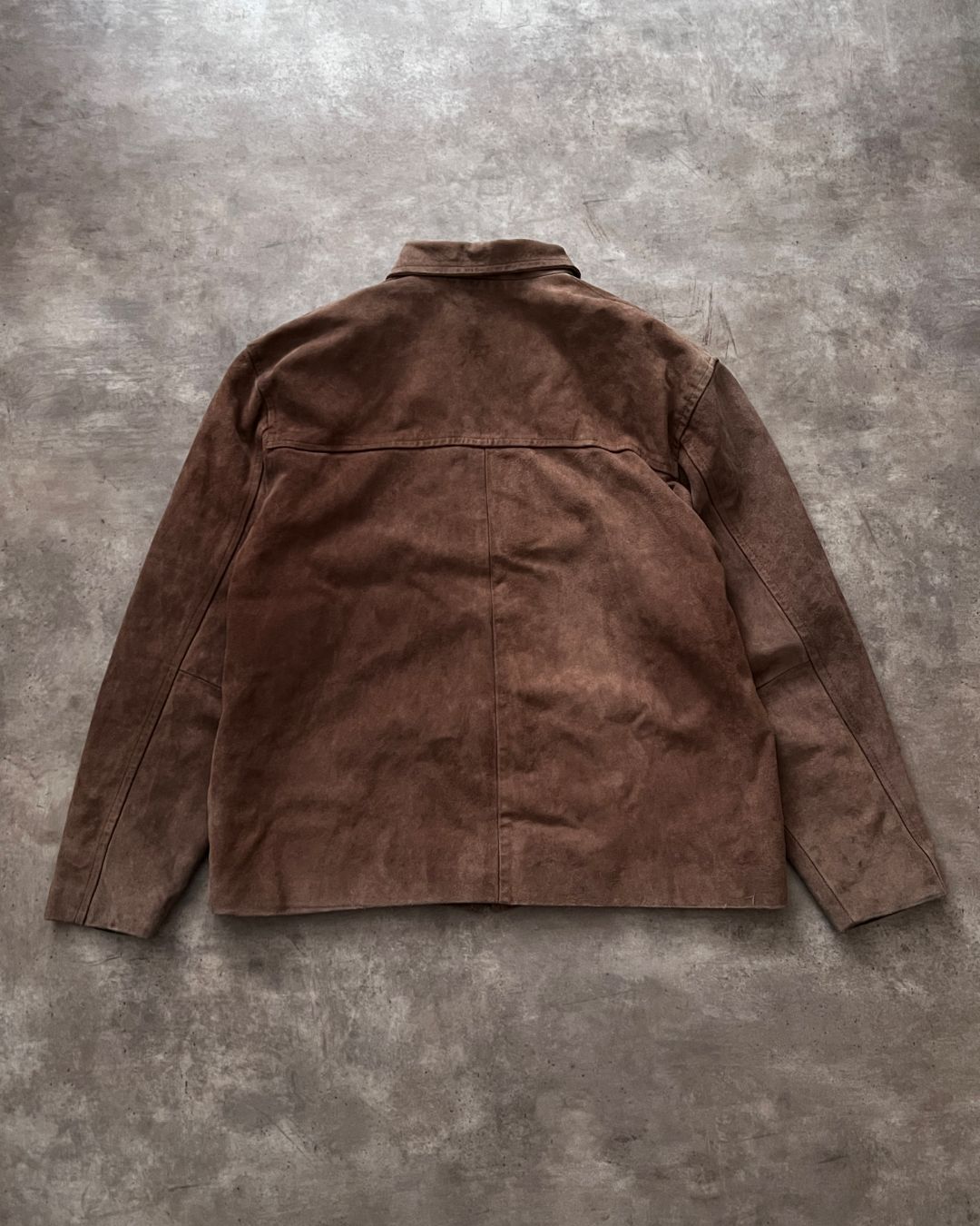 COWBOY LEATHER JACKET BOXY FIT (L)