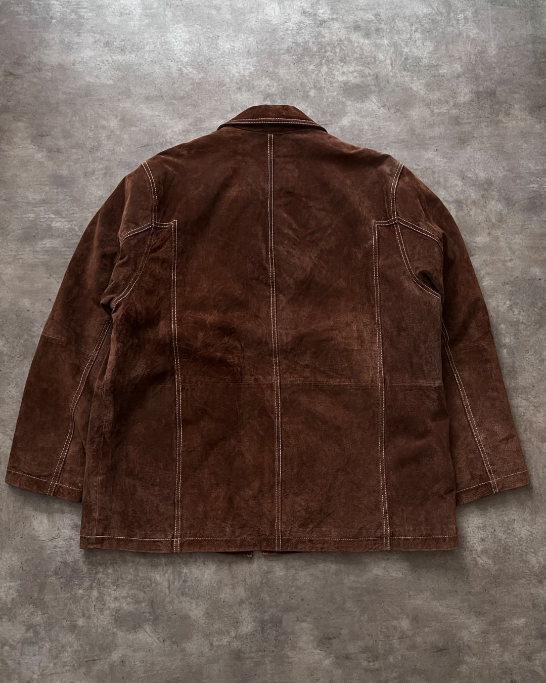 COWBOY LEATHER HUNTER JACKT OFF WHITE (XL)