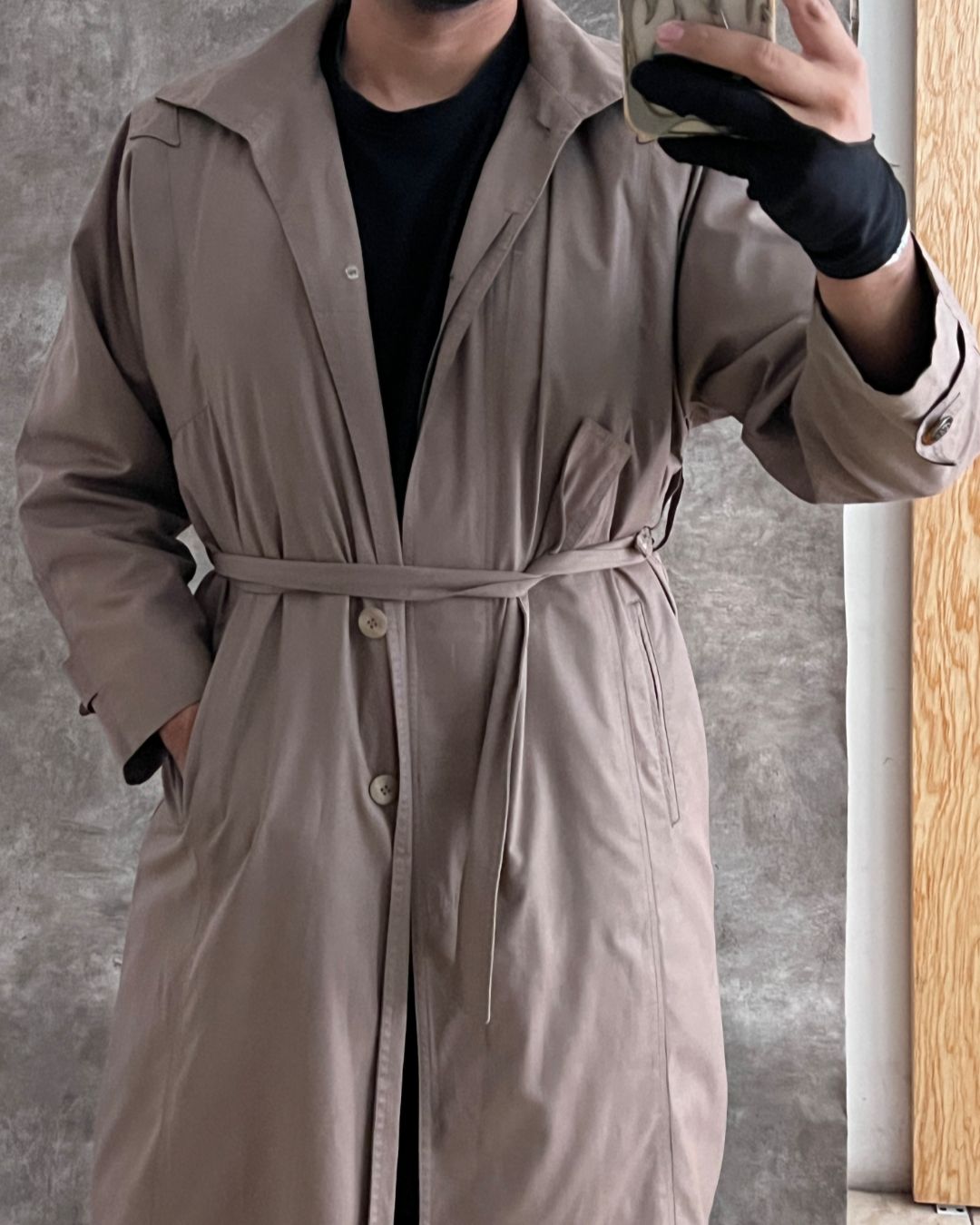 BEIGE CLASSIC GABARDINA (S)