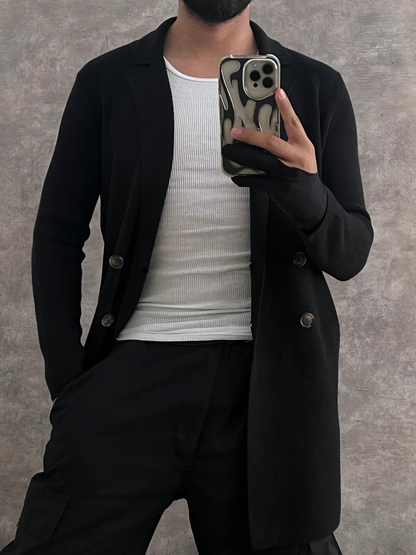 Black Gabardina (S)