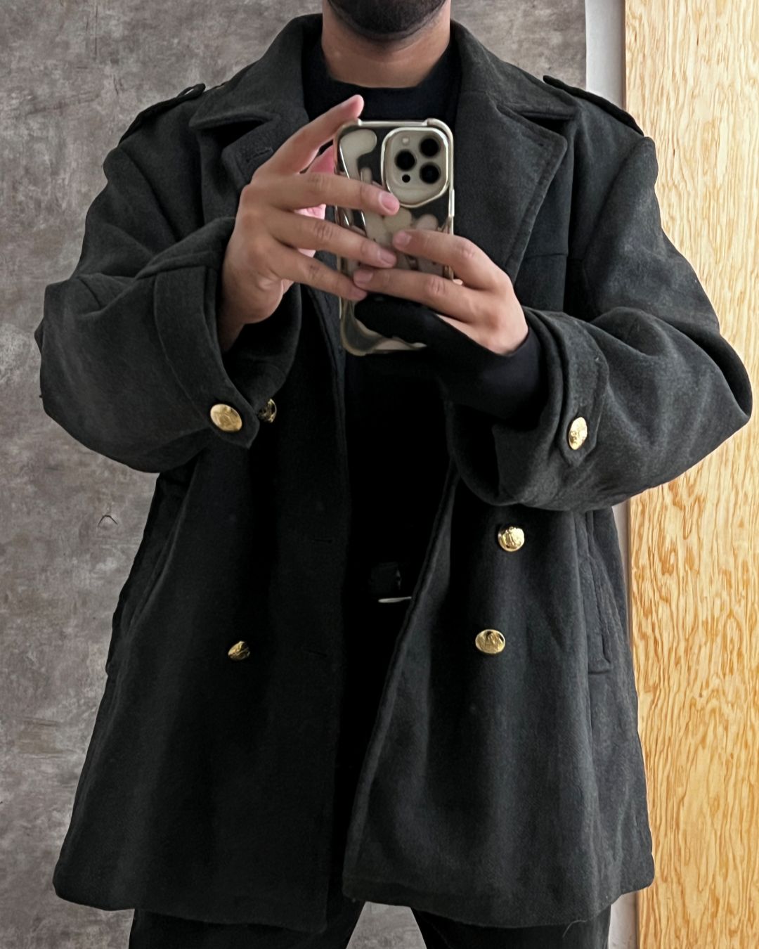 MILITARY WOOL COAT (2XL)