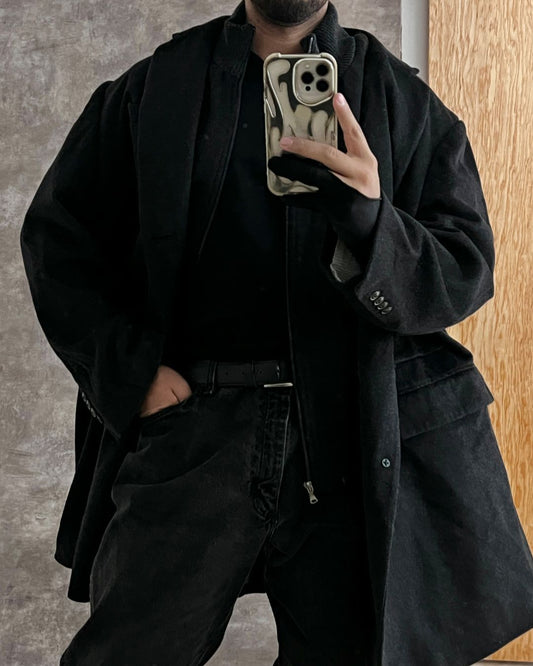 BLACK GABARDINA DOUBLE (3XL)