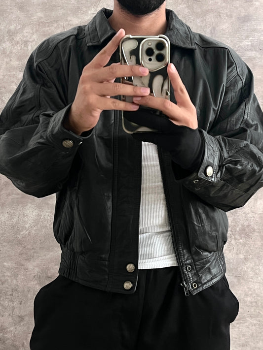 Bomber Leather jacket (M)