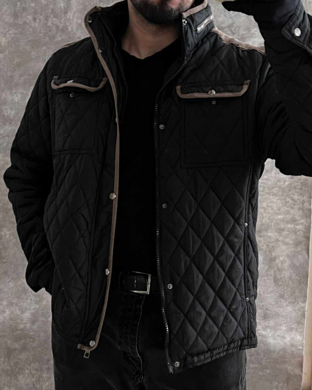 QUILTED JACKET (L)