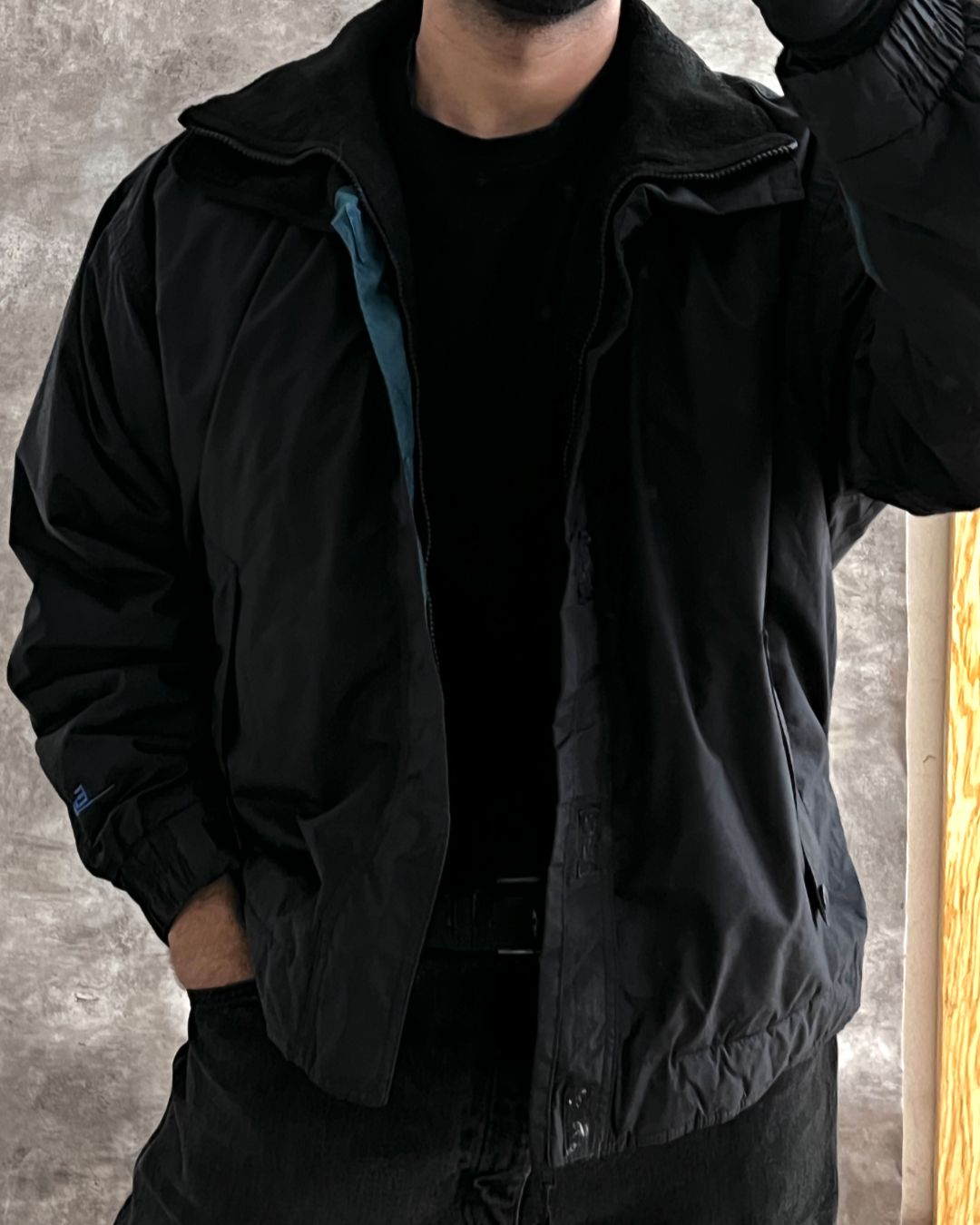 BLACK WINDBREAKER WEARGUARD (L)