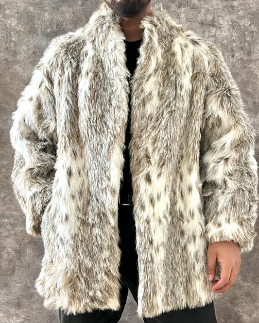 FAUX FUR COAT (L)