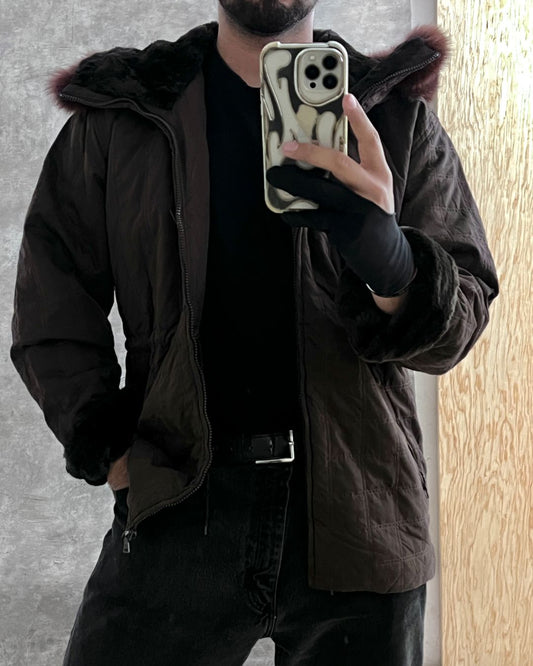 KOREAN PUFFER FOX JACKET (XS/S)