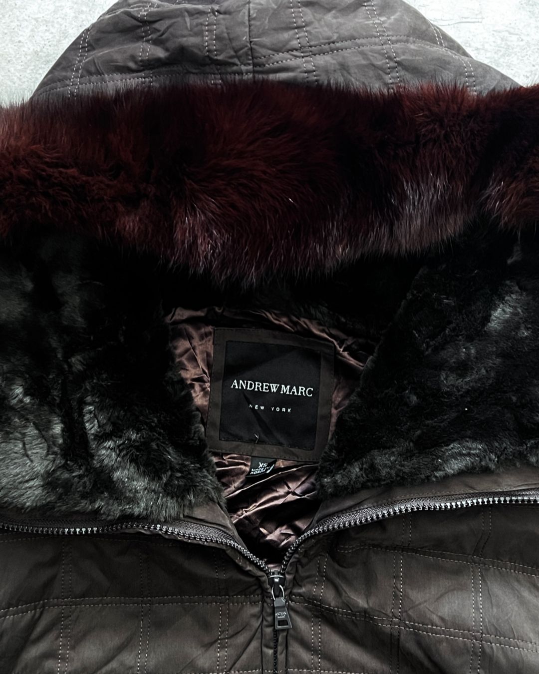 KOREAN PUFFER FOX JACKET (XS/S)