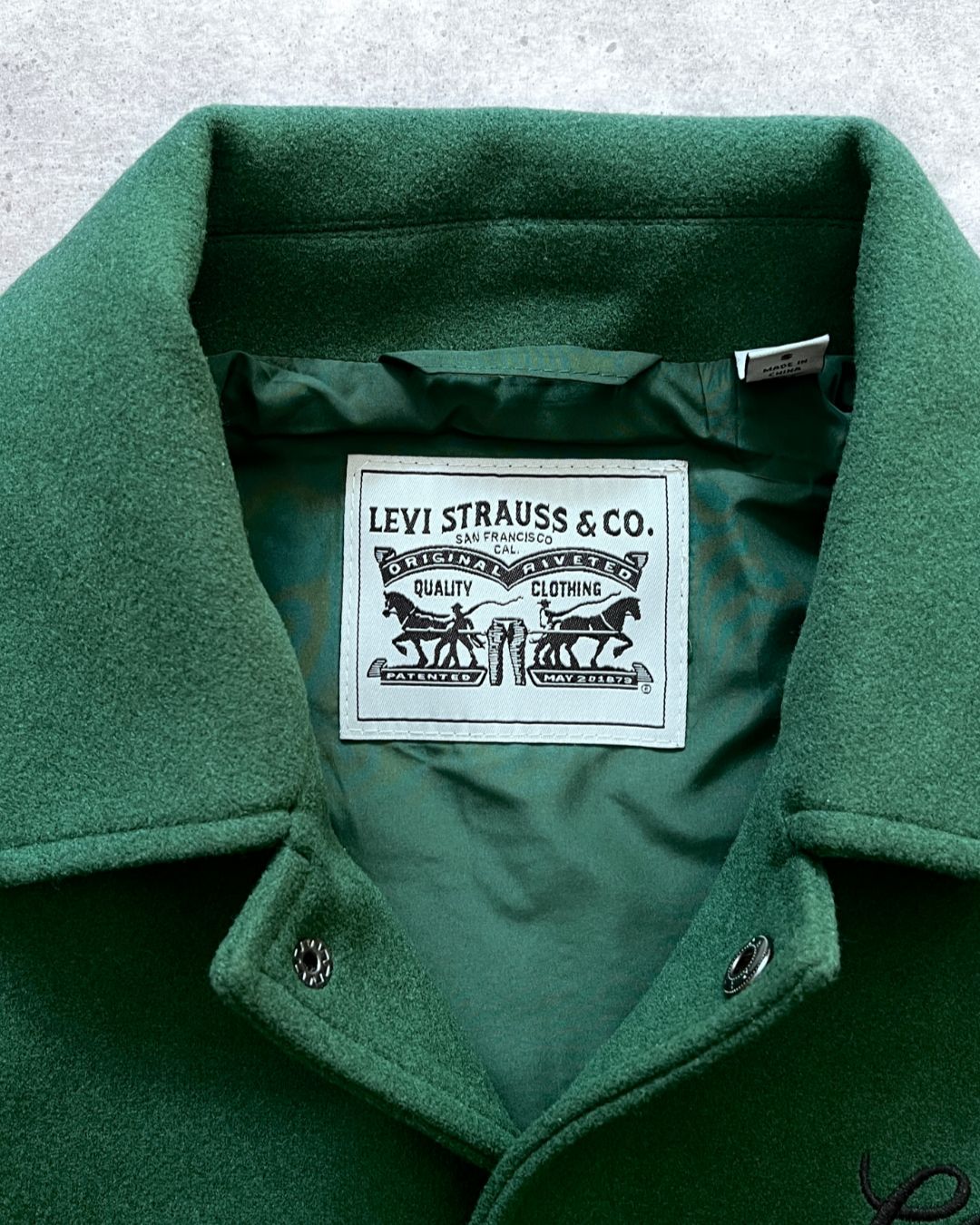 WOOL BOMBER JACKET LEVI'S (S)