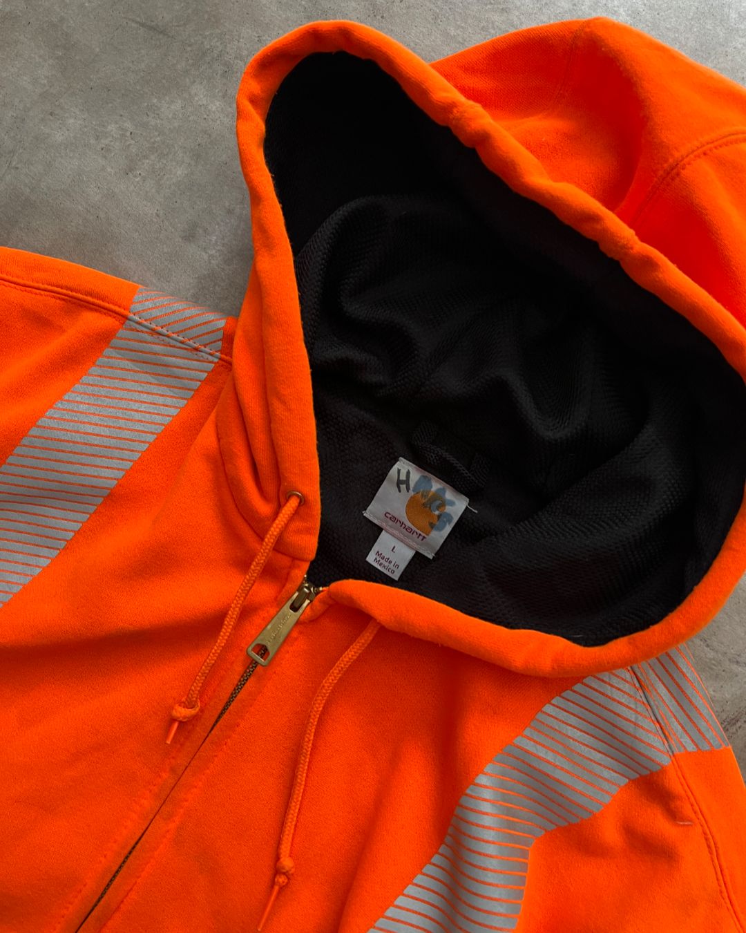 REFLECTIVE WORK HOODIE CARHARTT (L)