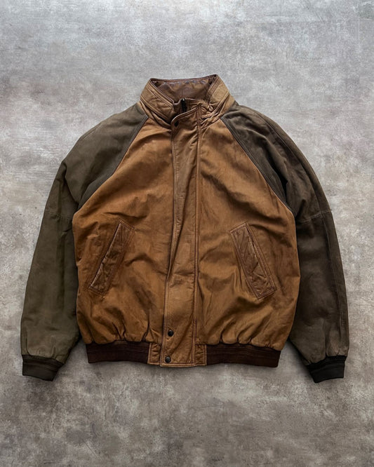 RETRO LEATHER JACKET (L)