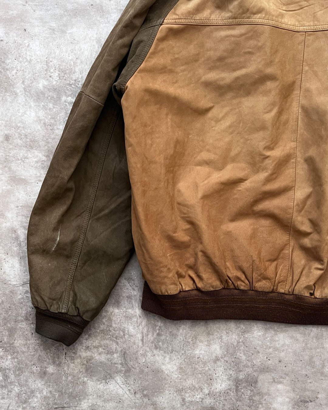 RETRO LEATHER JACKET (L)