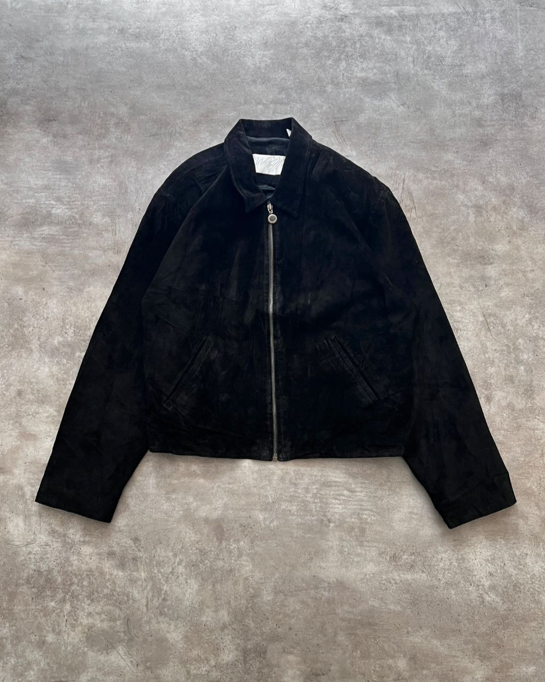 BLACK LEATHER JACKET (S)