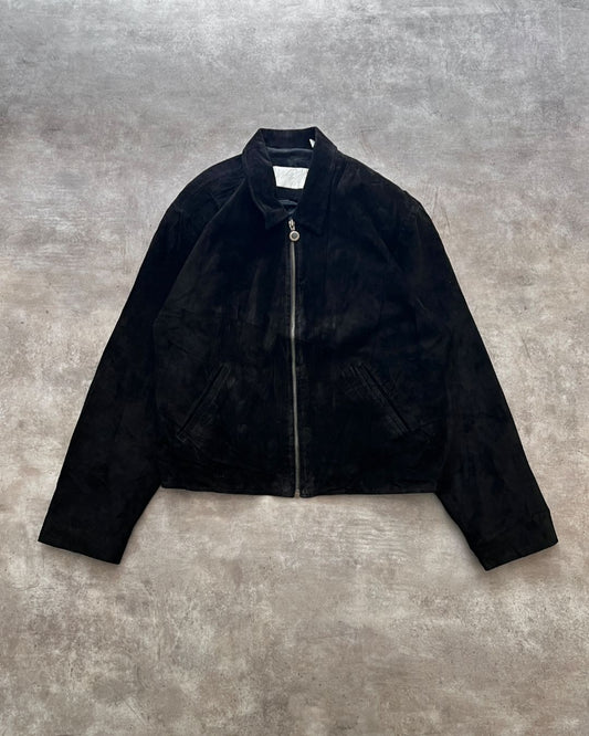 BLACK LEATHER JACKET (S)