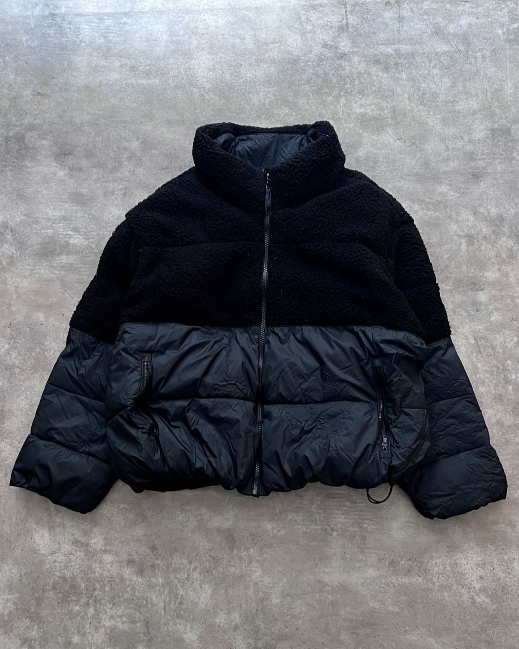 PUFFER JACKET CROPPED FIT (L)