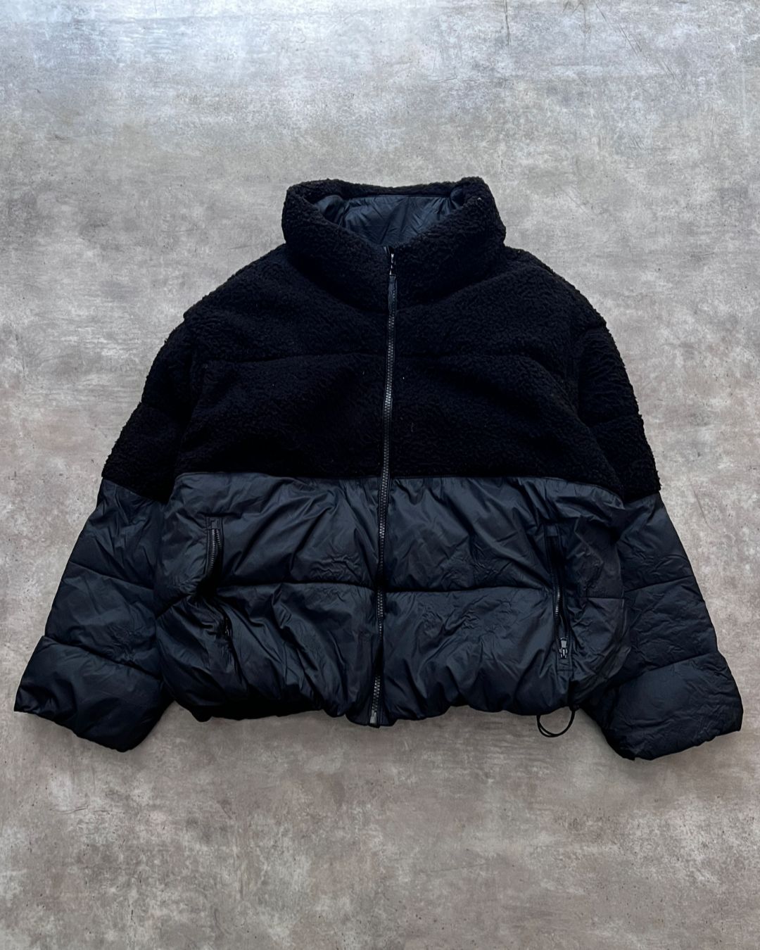 PUFFER JACKET CROPPED FIT (L)