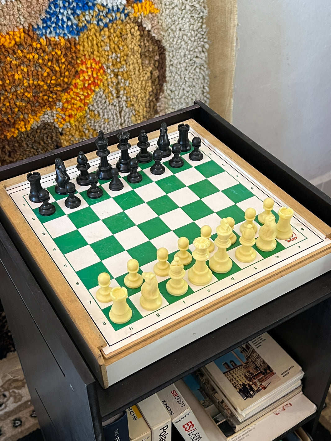 Mesa portable de juegos vintage