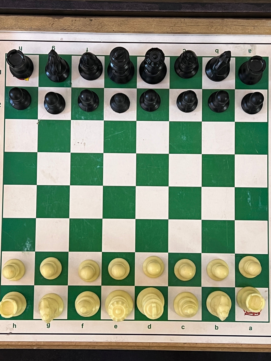 Mesa portable de juegos vintage