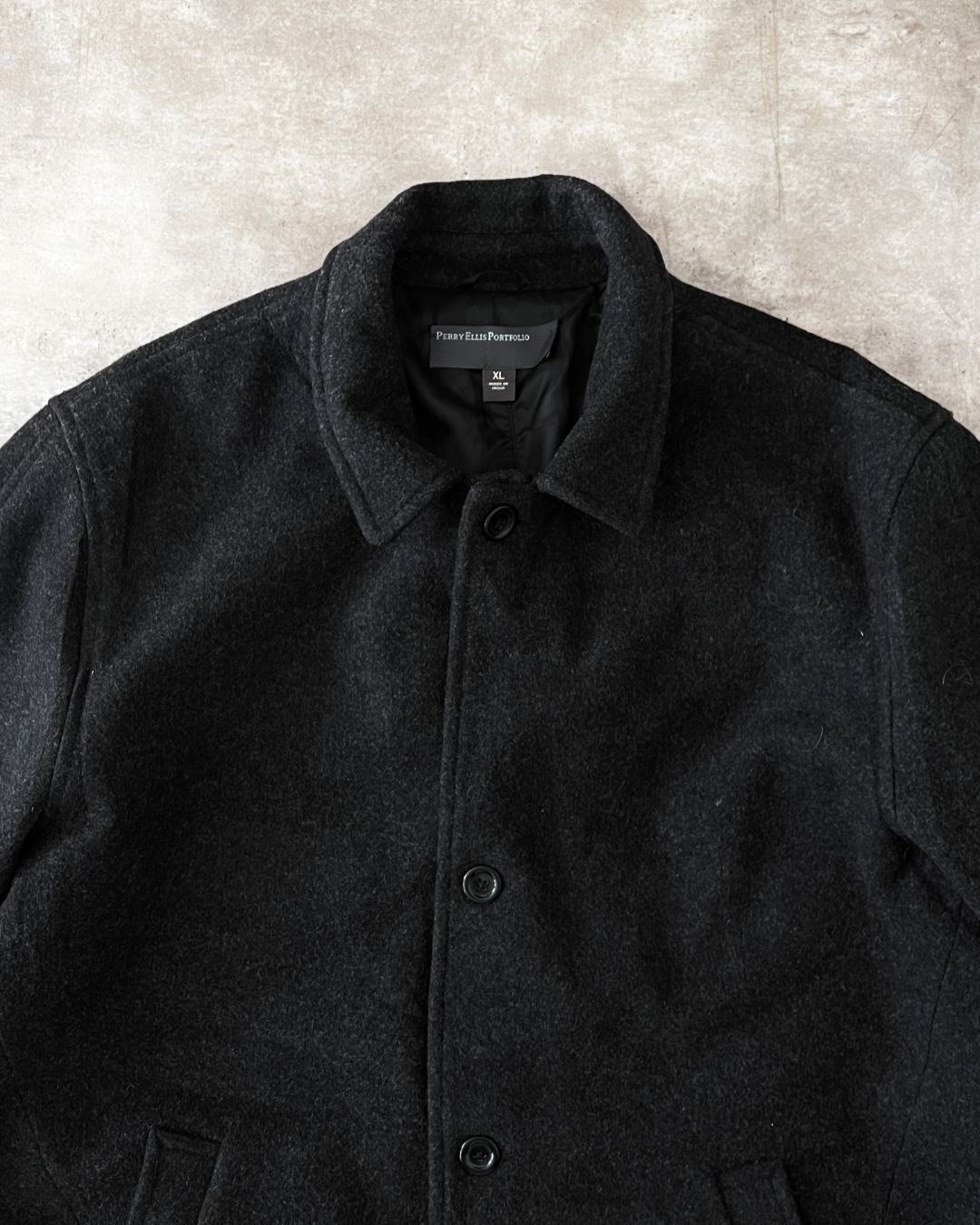 CASHMERE BLEND COAT (XL)