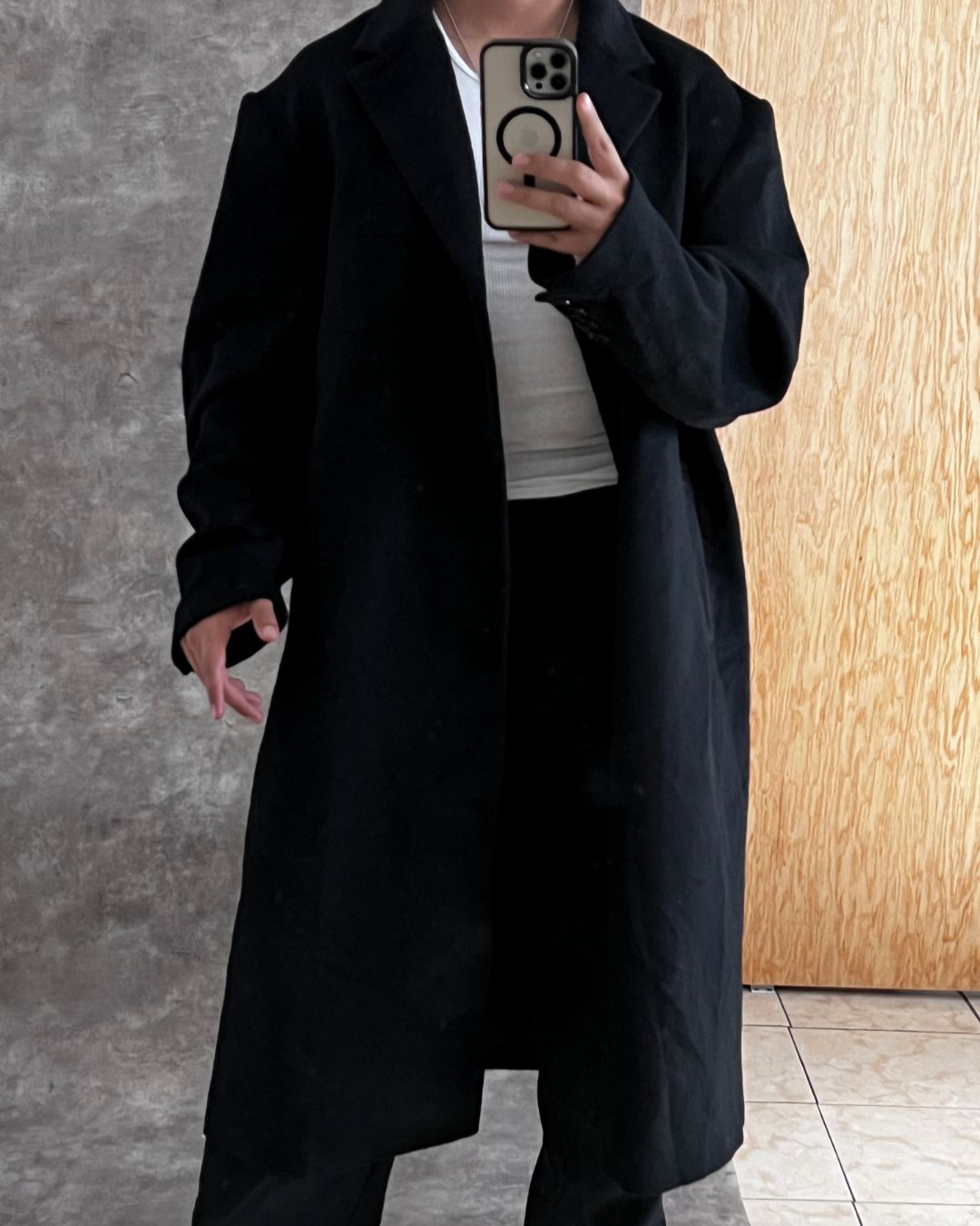 BLACK LONG GABARDINE (2XL)