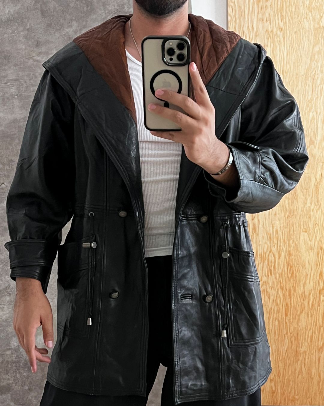 LEATHER LUXE GABARDINE (S)