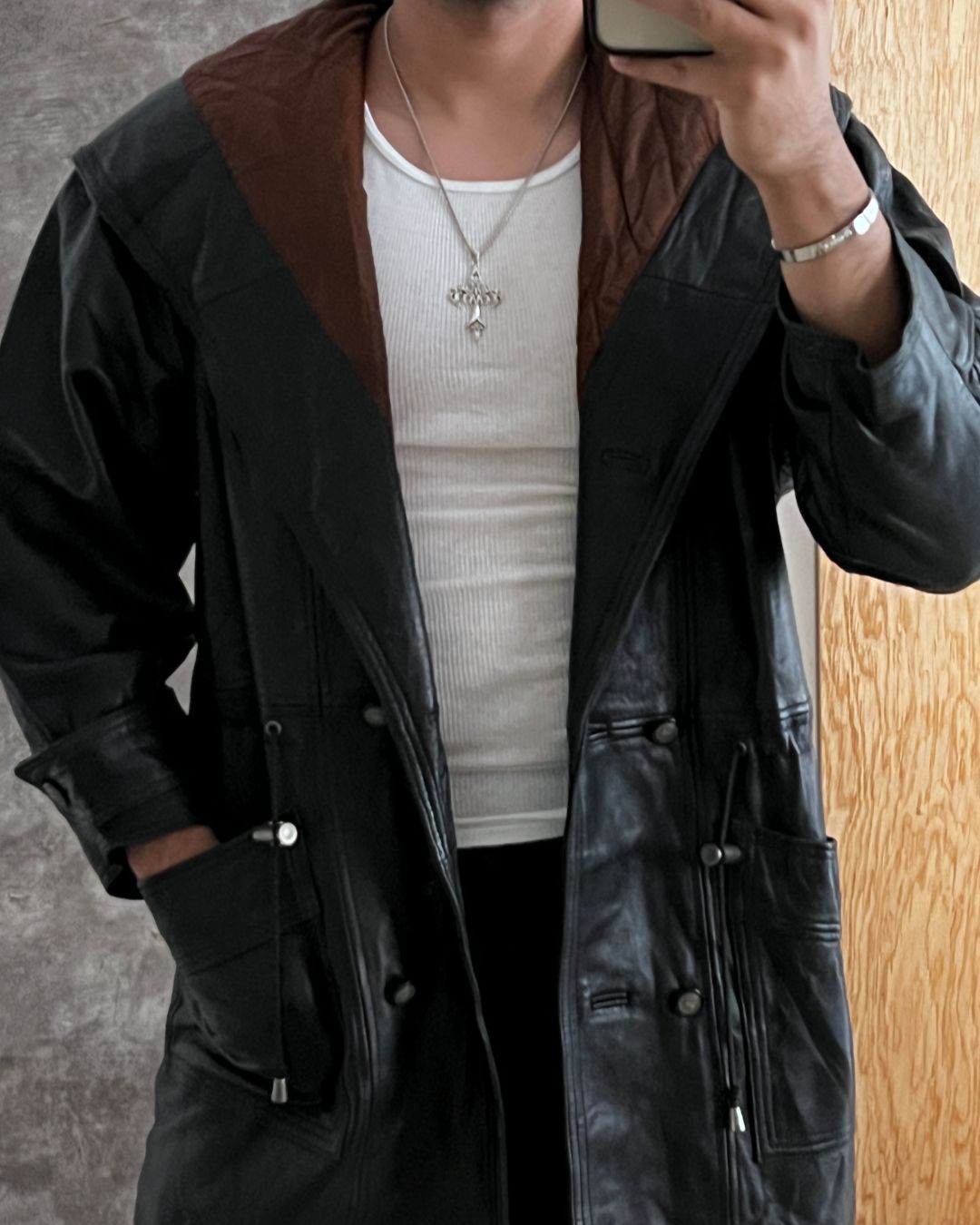 LEATHER LUXE GABARDINE (S)