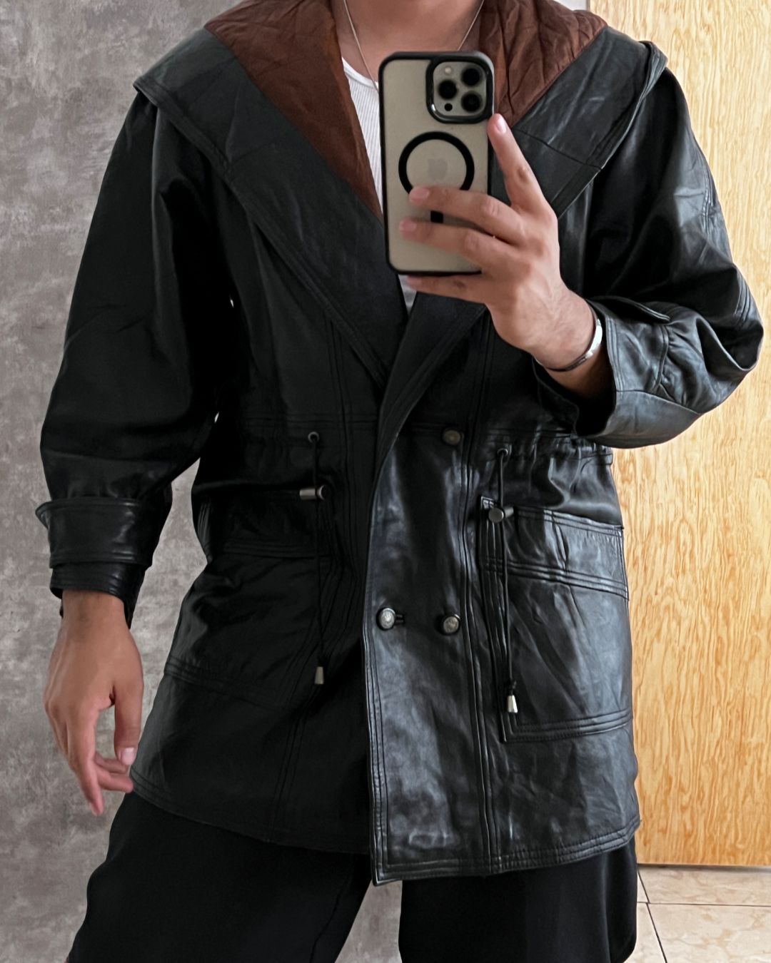 LEATHER LUXE GABARDINE (S)