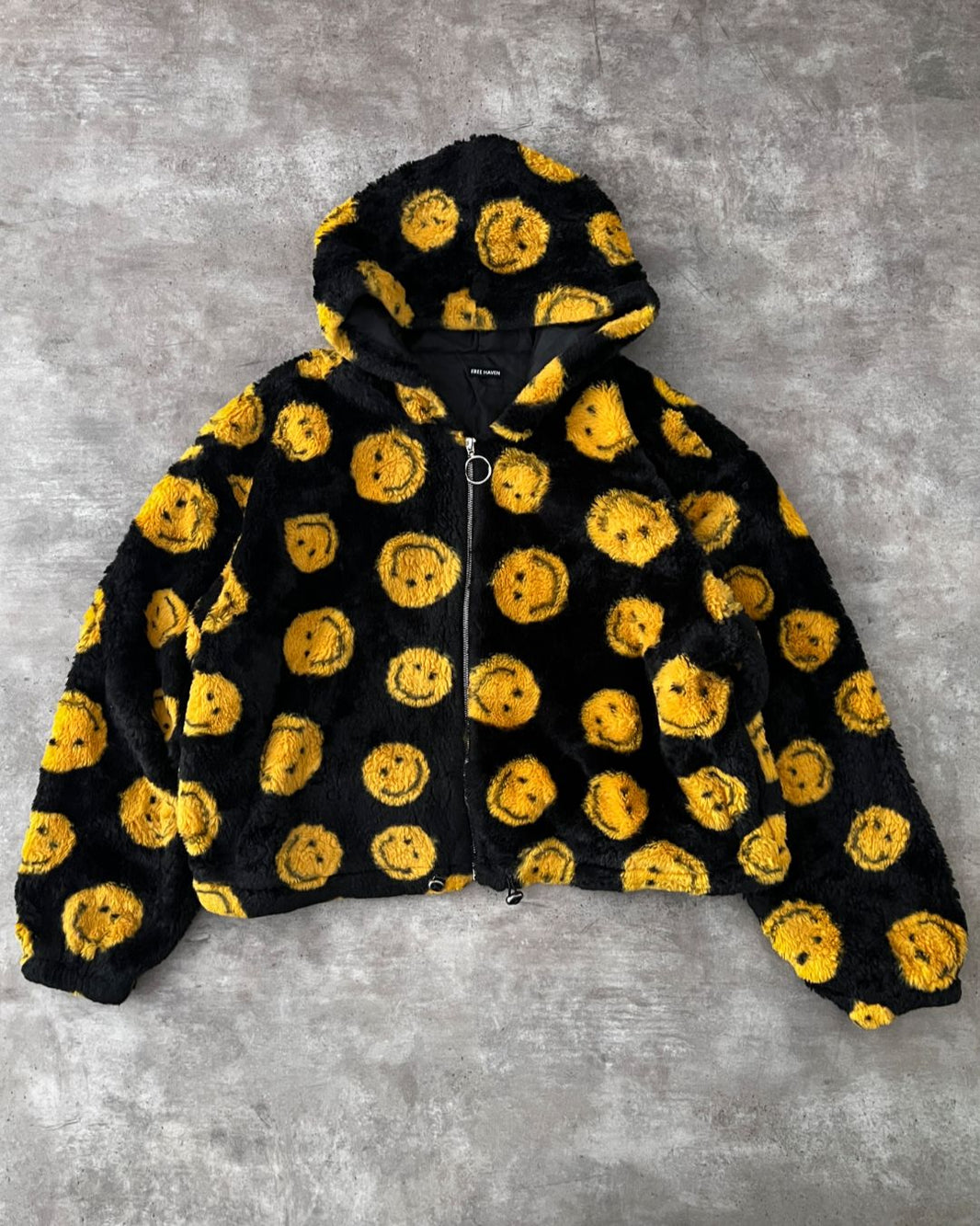 CROPPED SWEATER HAPPY FACE (S/M)