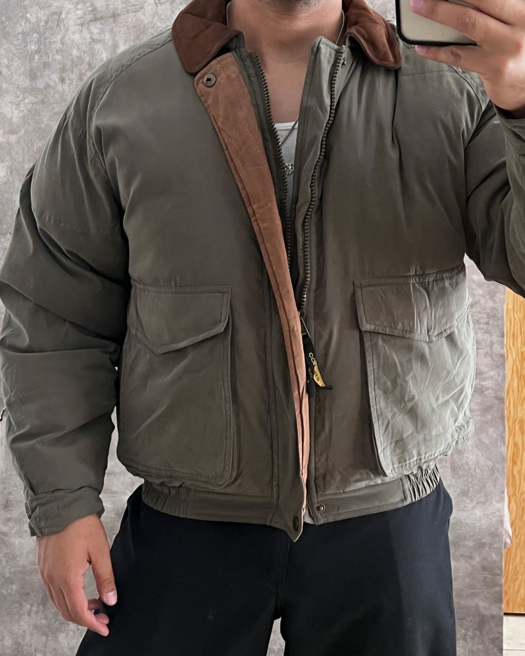 BOMBER GREEN JACKET (S)