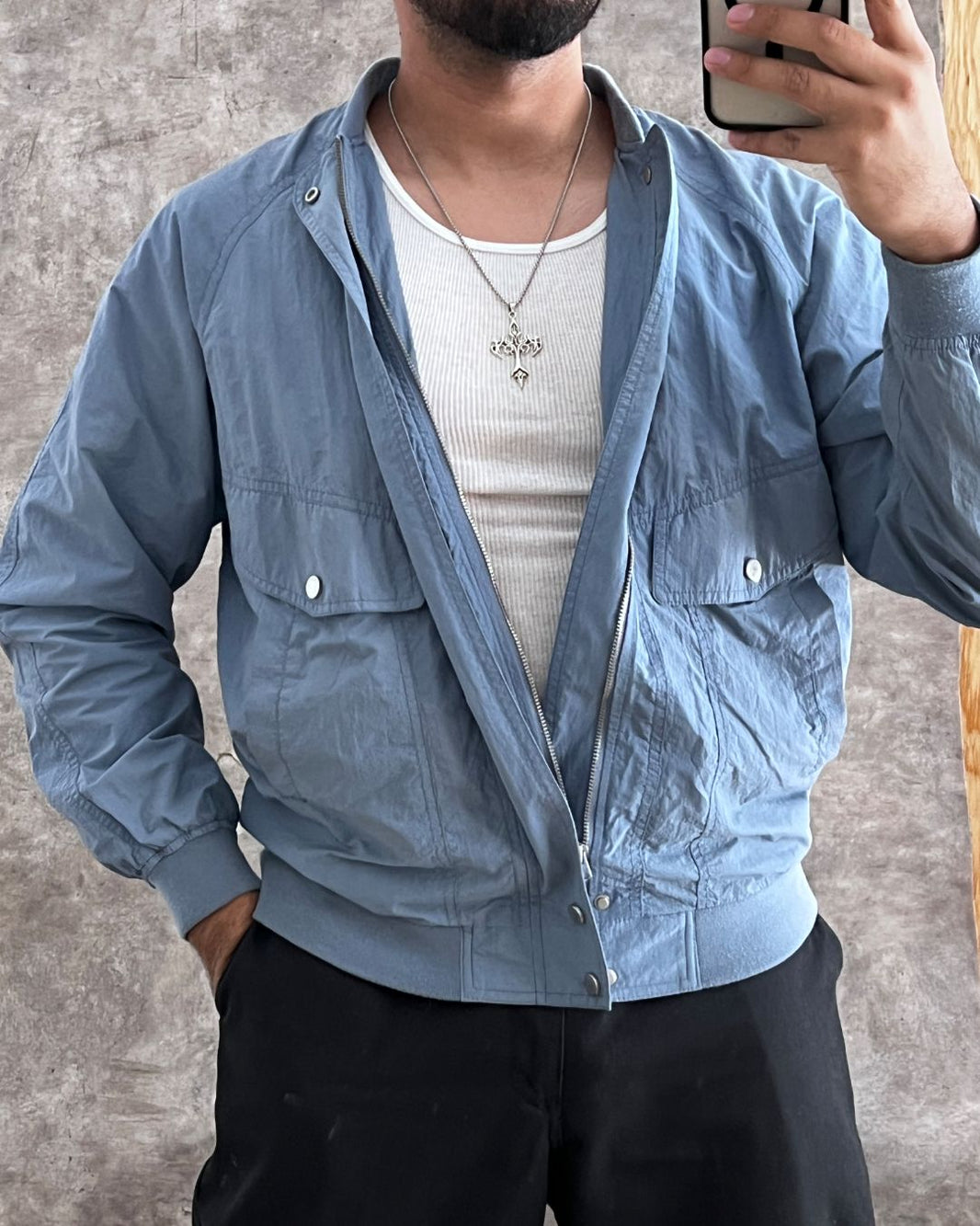 ZARA BLUE JACKET (M)