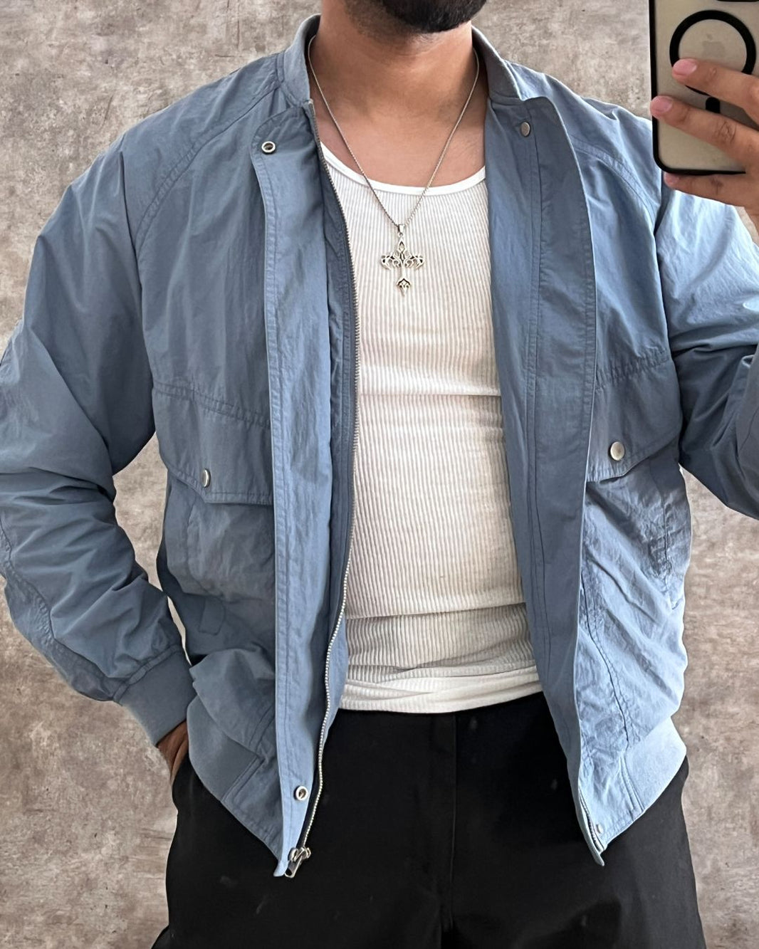 ZARA BLUE JACKET (M)