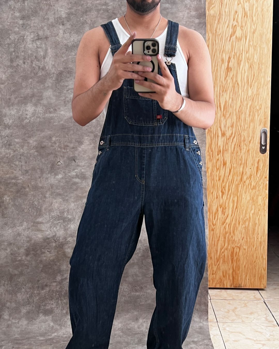 DICKIES DENIM OVERALL (M)