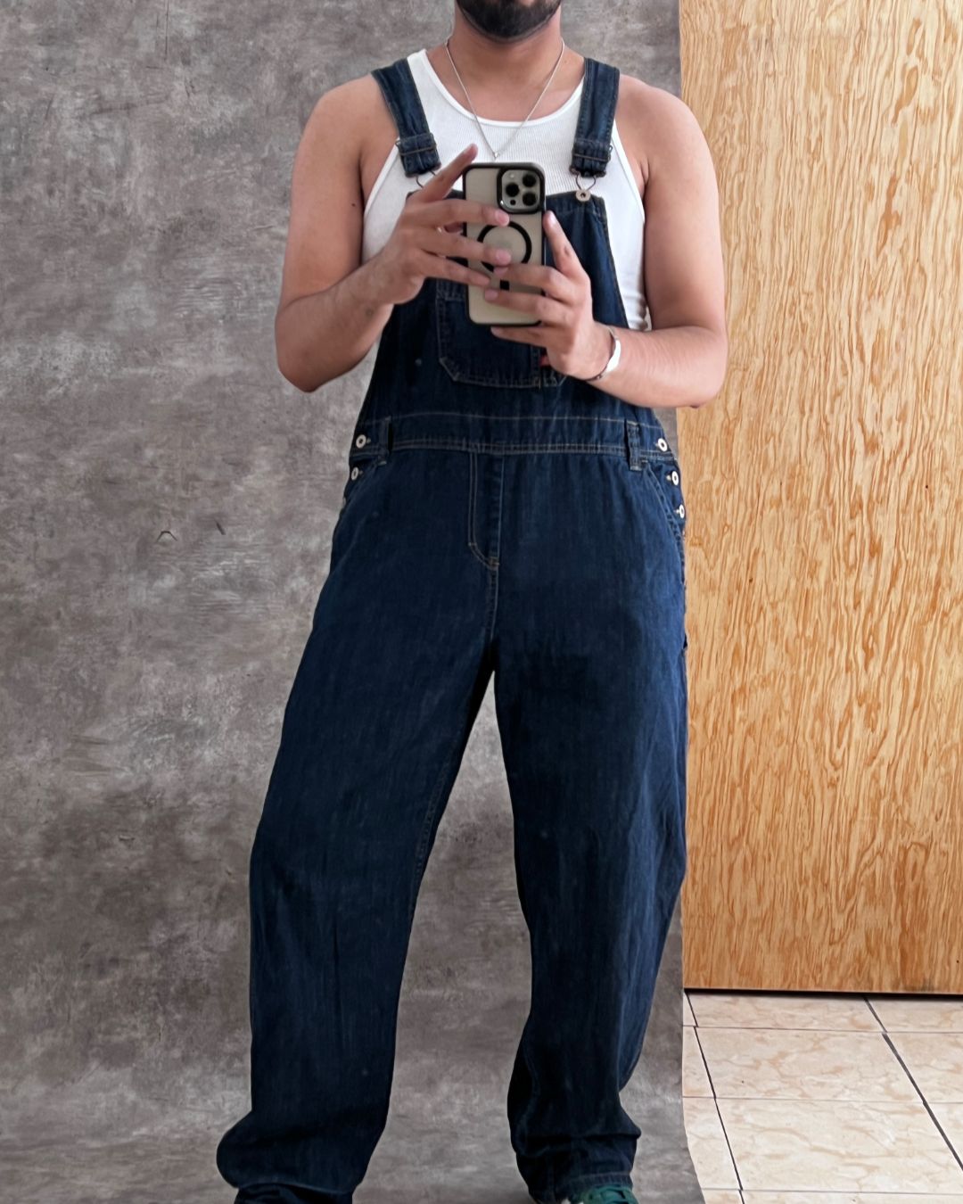DICKIES DENIM OVERALL (M)