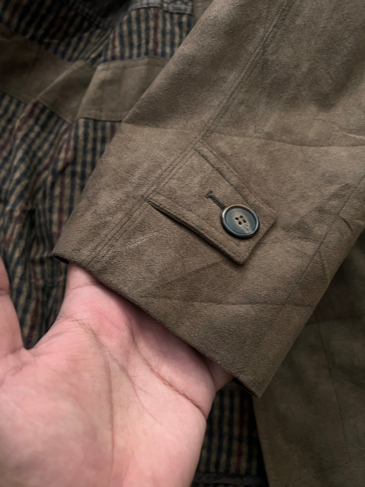 LEATHER LONG GABARDINE (L)