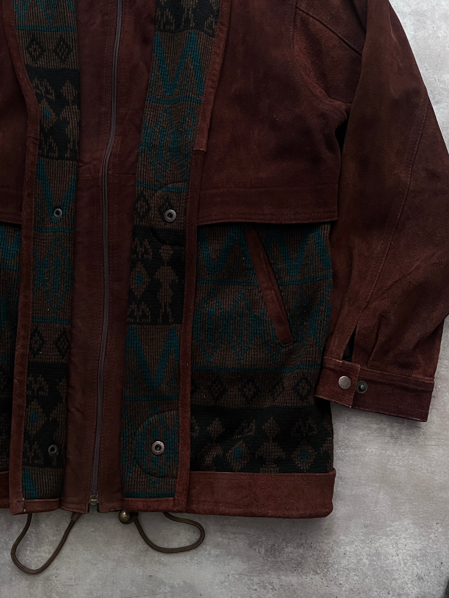 LEATHER DOUBLE JACKET (L)