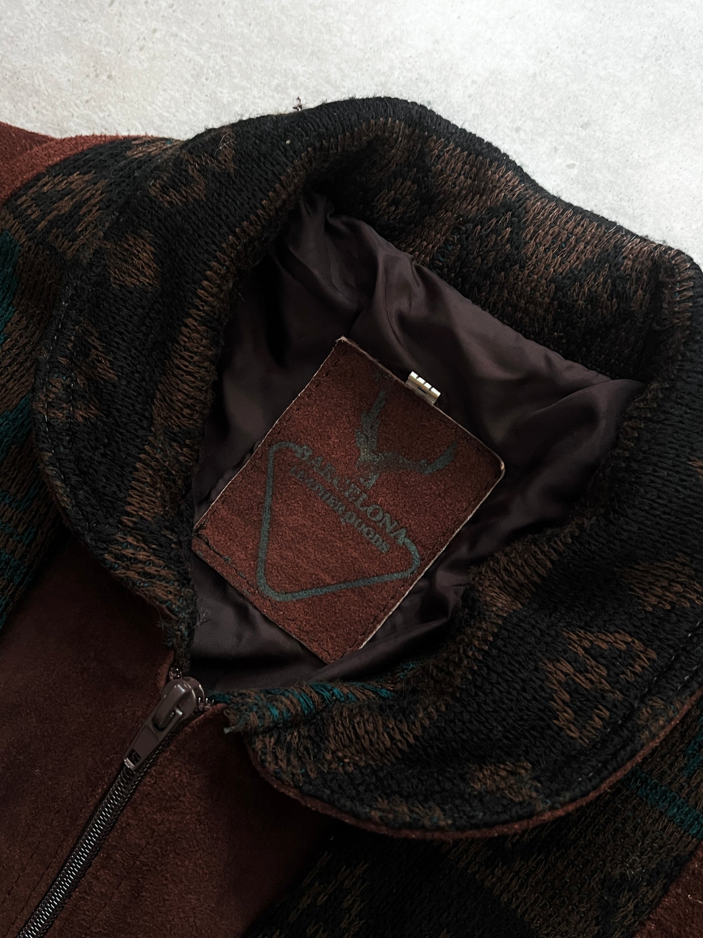 LEATHER DOUBLE JACKET (L)