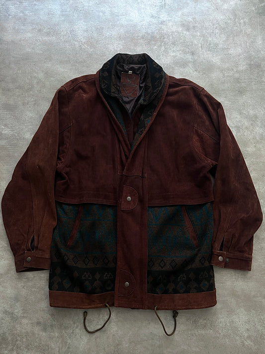 LEATHER DOUBLE JACKET (L)