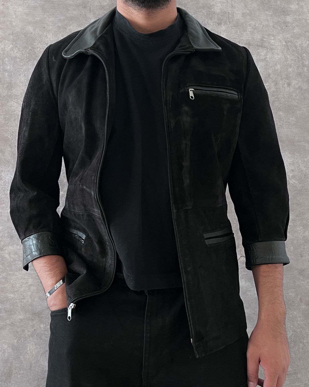 HUNTER LEATHER JACKET (XS)