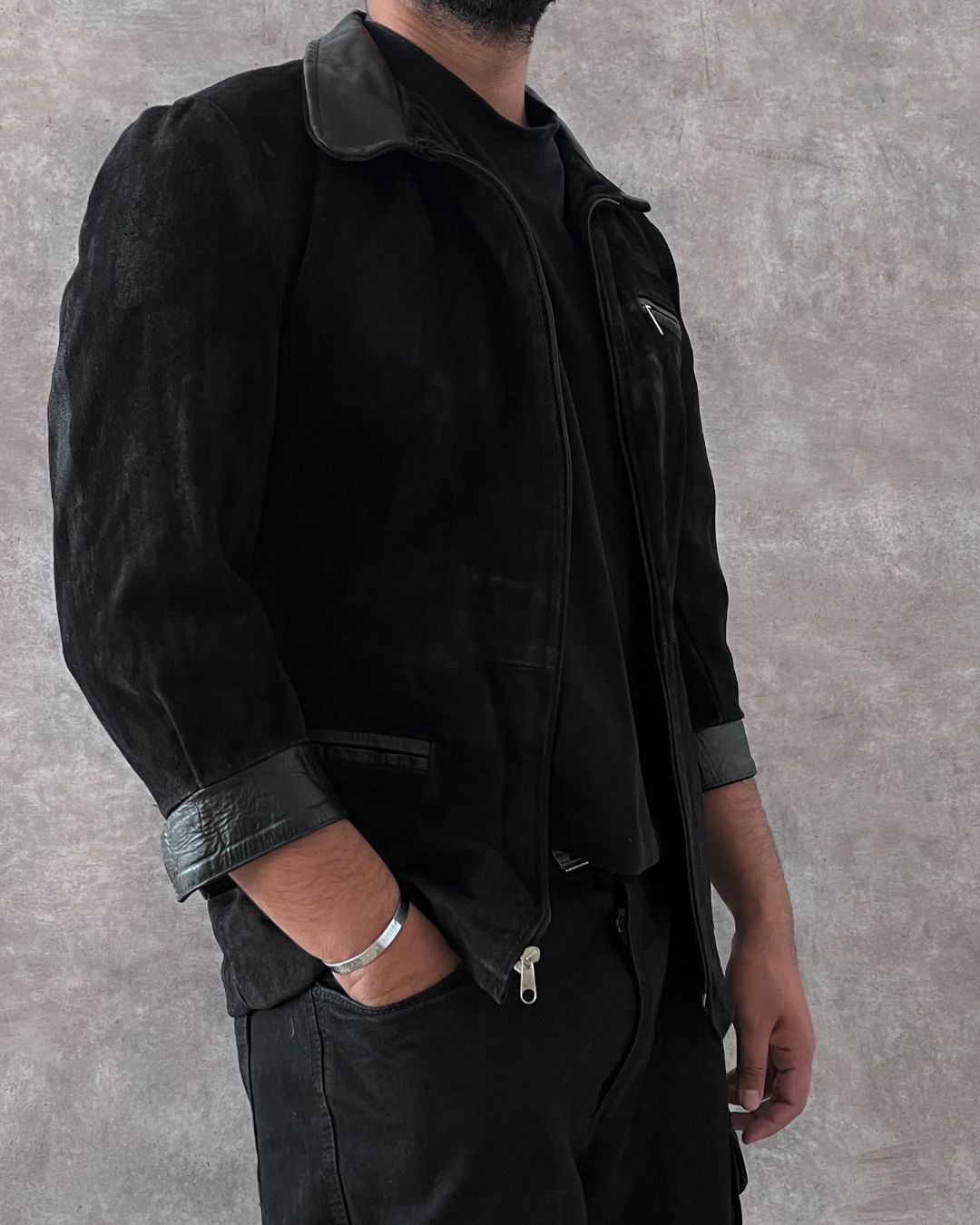 HUNTER LEATHER JACKET (XS)