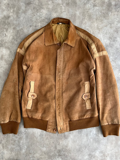 Vintage leather jacket Yugoslavia 90's(S)