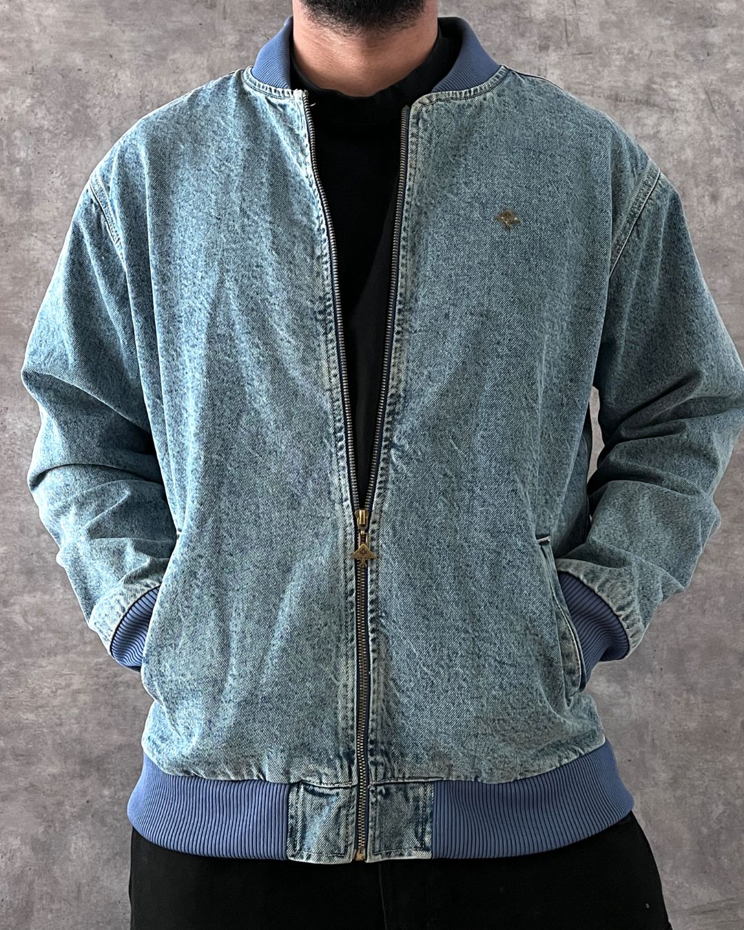 LIFTED DENIM JACKET (L)