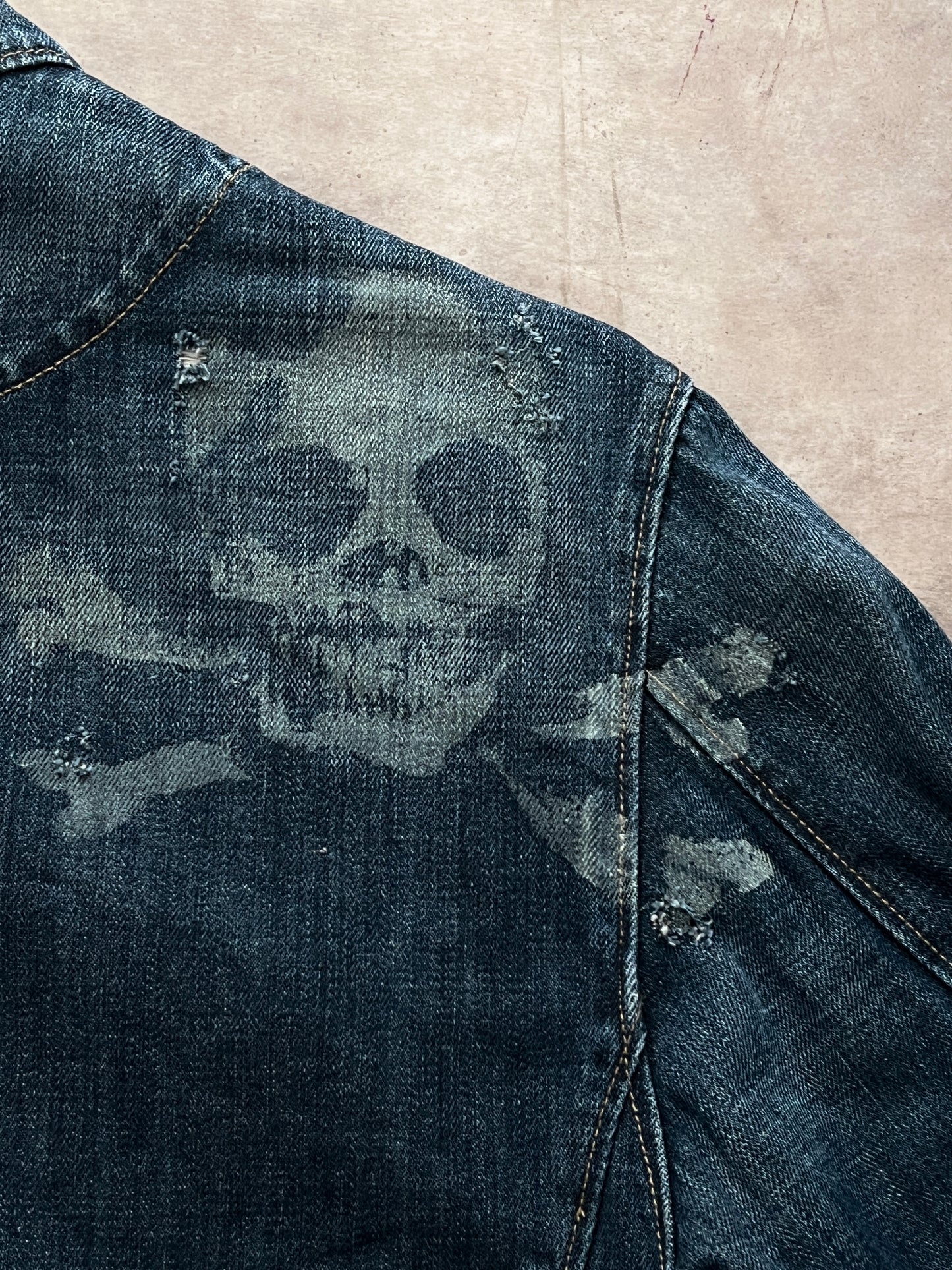 DENIM TRUCKER JACKET FUROR (L)